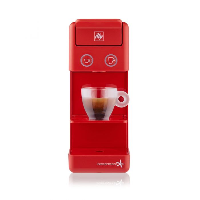 Illy-Illy Y3 Coffee Machine Red