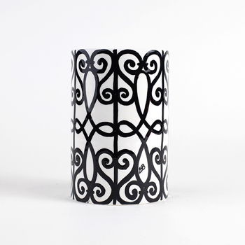Stephanie Borg-Wrought Iron Ceramic Vase Twajba